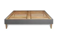 Pack lit complet 160x200 cm - Matelas + Sommier Gris (en kit) + 2 oreillers + Couette - Memo Pack lit complet 160x200 cm - Matelas + Sommier Gris (en kit) + 2 oreillers + Couette - Memo