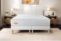 Ensemble Matelas Sommier 180x200 cm - 2 Sommiers Blanc - Memo Bio Ensemble Matelas Sommier 180x200 cm - 2 Sommiers Blanc - Memo Bio