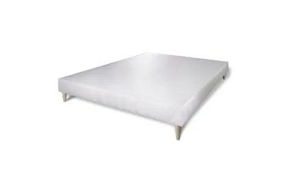 Ensemble Matelas Sommier 140x200 cm - Sommier Blanc (d&eacute;j&agrave; mont&eacute;) - Memo Plus