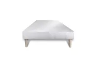 Ensemble Matelas Sommier 90x200 cm - Sommier Blanc (déjà monté) - Memo Zen Ensemble Matelas Sommier 90x200 cm - Sommier Blanc (déjà monté) - Memo Zen