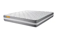 Pack lit complet 140x200 cm - Matelas + Sommier Gris + 2 oreillers + Couette - Memo Plus Pack lit complet 140x200 cm - Matelas + Sommier Gris + 2 oreillers + Couette - Memo Plus
