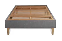 Ensemble Matelas Sommier 90x200 cm - Sommier Gris (en kit) - Memo Luxe Ensemble Matelas Sommier 90x200 cm - Sommier Gris (en kit) - Memo Luxe