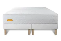 Ensemble Matelas Sommier 160x200 cm - 2 Sommiers Blanc - Memo Bio Ensemble Matelas Sommier 160x200 cm - 2 Sommiers Blanc - Memo Bio
