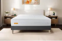 Ensemble Matelas Sommier 140x200 cm - Sommier Gris (en kit) - Memo Bio Ensemble Matelas Sommier 140x200 cm - Sommier Gris (en kit) - Memo Bio